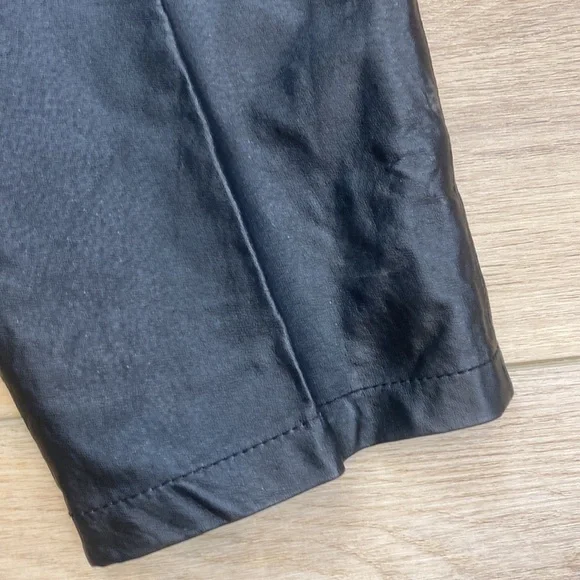 Bagatelle Real Black‎ Leather Pants High Rise Biker Punk Grunge Womens Vintage - Picture 11 of 15